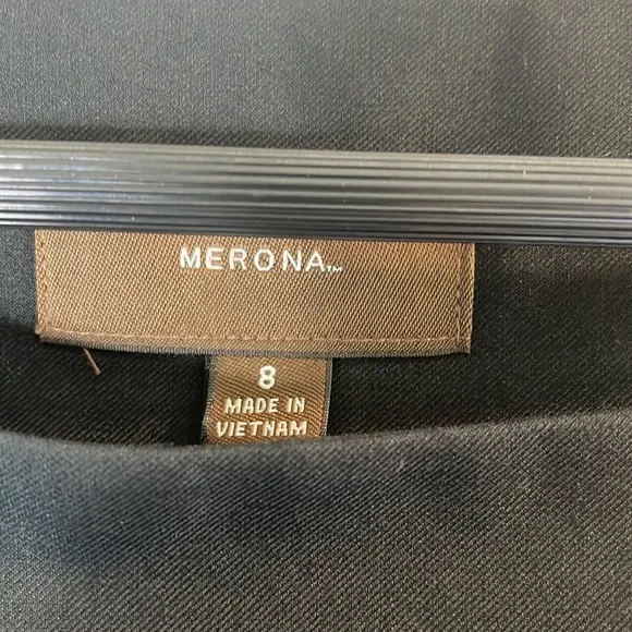 Merona women’s sleeveless simple black dress - Picture 3 of 8